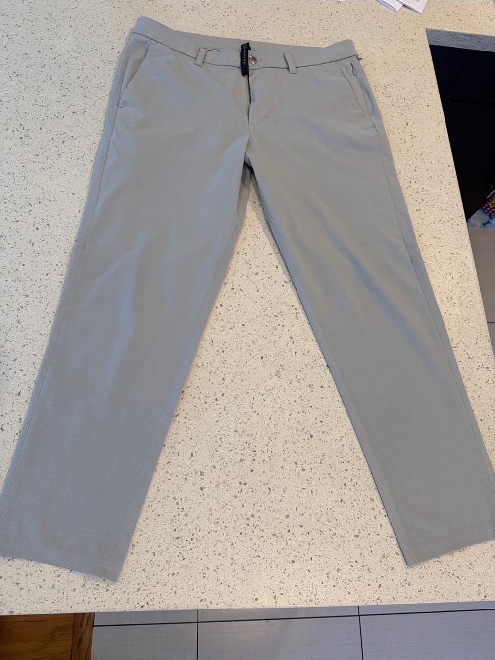 Lululemon Men's Light Gray Performance Stretch Pants